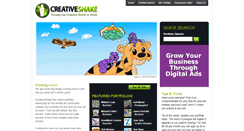 Desktop Screenshot of creativeshake.com